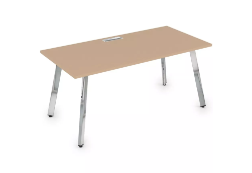 Стол прямой, цвет мокко