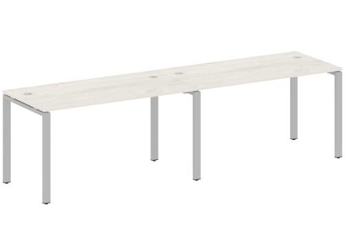 Стол на 2 рабочих места, цвет дуб новара