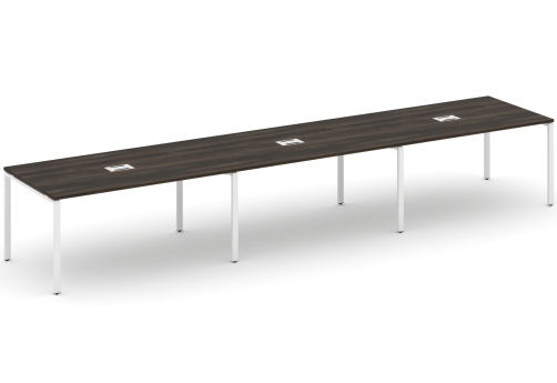 Стол переговорный (3 столешницы) Динен, цвет дуб мали-белый