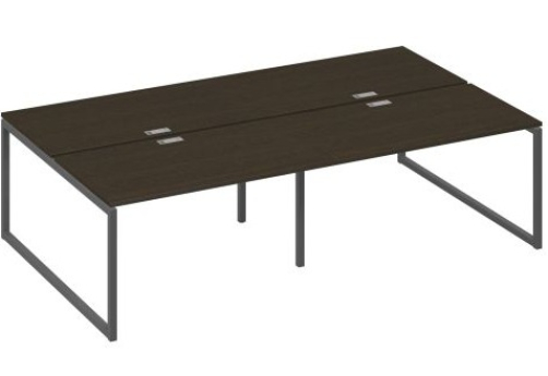Рабочая станция (4х140) Мира Одри, цвет венге + антрацит
