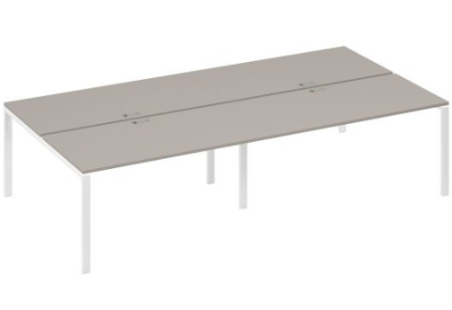 Рабочая станция (4х160) Мира Нумо, цвет мокко премиум + белый