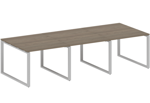 Стол для переговоров (3 столешницы), цвет вяз