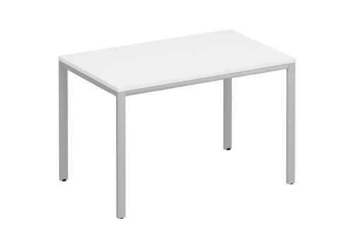 Стол письменный на металлокаркасе Прайм Металл 25, цвет белый + серый