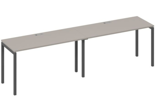 Рабочая станция 2х140 Мира Лофт, цвет мокко премиум + антрацит