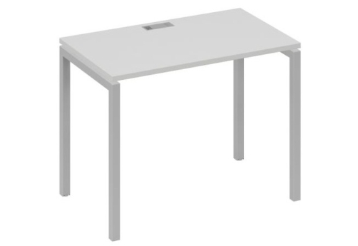 Стол письменный Мира Лофт, цвет серый + серый