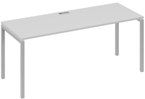 Стол письменный Мира Лофт, цвет серый + серый