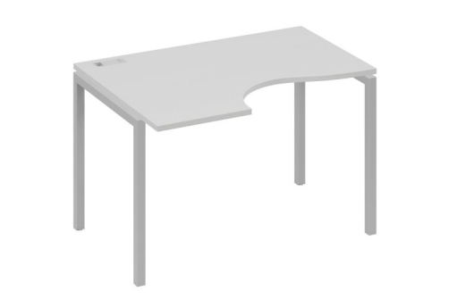 Стол эргономичный левый Классика Мира Лофт, цвет серый + серый