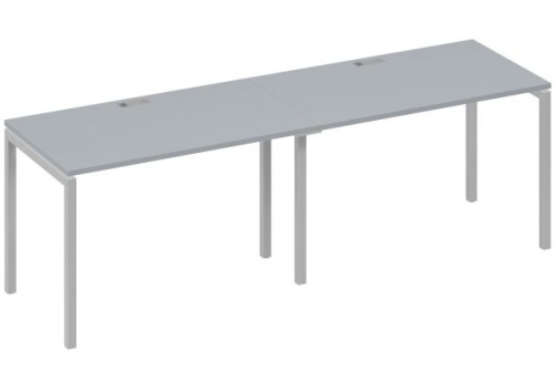 Рабочая станция 2х120 Мира Лофт, цвет серый + серый