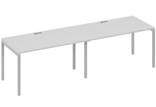 Рабочая станция 2х140 Мира Лофт, цвет серый + серый