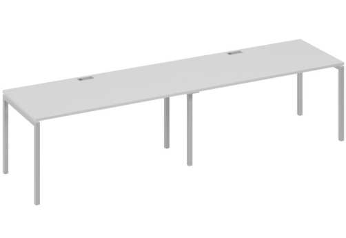 Рабочая станция 2х160 Мира Лофт, цвет серый + серый