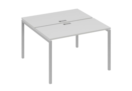 Рабочая станция 2х120 Мира Лофт, цвет серый + серый