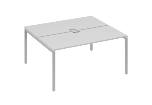 Рабочая станция 2х160 Мира Лофт, цвет серый + серый