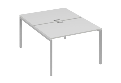 Рабочая станция 2х120 Мира Лофт, цвет серый + серый