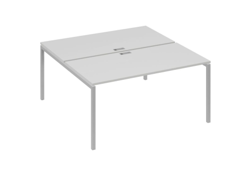 Рабочая станция 2х160 Мира Лофт, цвет серый + серый