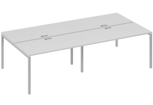 Рабочая станция 4х140 Мира Лофт, цвет серый + серый