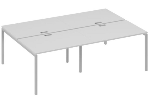 Рабочая станция 4х120 Мира Лофт, цвет серый + серый