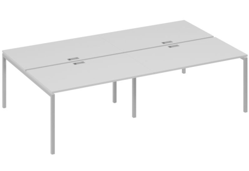 Рабочая станция 4х140 Мира Лофт, цвет серый + серый