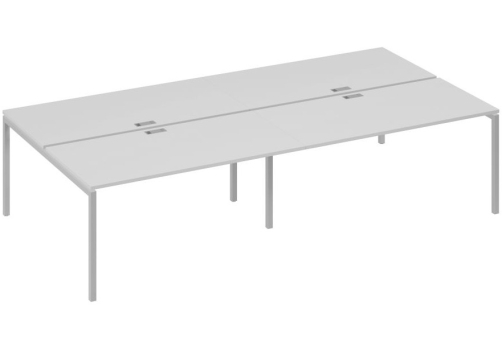 Рабочая станция 4х160 Мира Лофт, цвет серый + серый