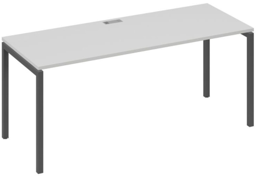Стол письменный Мира Лофт, цвет серый + антрацит
