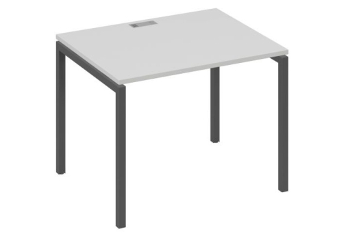 Стол письменный Мира Лофт, цвет серый + антрацит