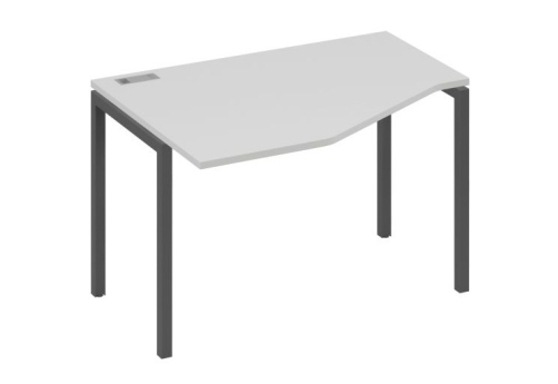 Стол эргономичный левый Техно Мира Лофт, цвет серый + антрацит