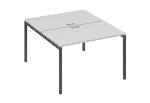 Рабочая станция 2х120 Мира Лофт, цвет серый + антрацит