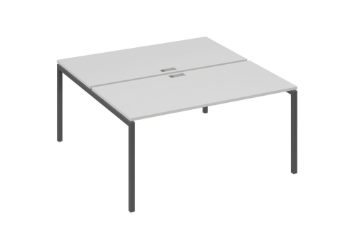 Рабочая станция 2х160 Мира Лофт, цвет серый + антрацит