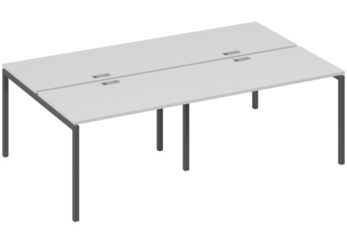 Рабочая станция 4х120 Мира Лофт, цвет серый + антрацит