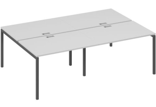 Рабочая станция 4х120 Мира Лофт, цвет серый + антрацит