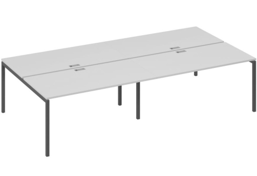 Рабочая станция 4х160 Мира Лофт, цвет серый + антрацит