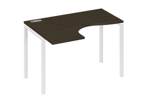 Стол эргономичный левый Классика Мира Лофт, цвет венге + белый