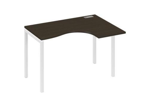 Стол эргономичный правый Классика Мира Лофт, цвет венге + белый