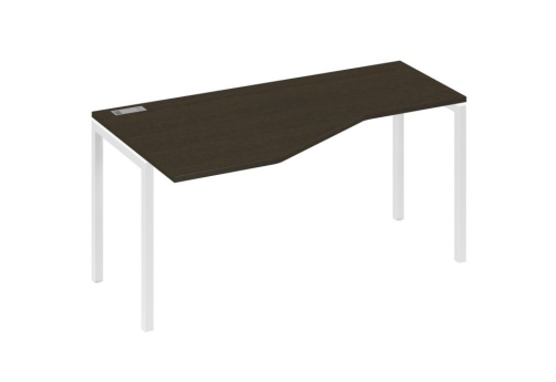 Стол эргономичный левый Техно Мира Лофт, цвет венге + белый