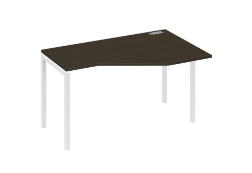 Стол эргономичный правый Техно Мира Лофт, цвет венге + белый
