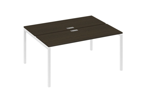 Рабочая станция 2х160 Мира Лофт, цвет венге + белый