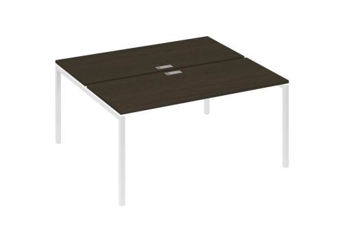 Рабочая станция 2х160 Мира Лофт, цвет венге + белый