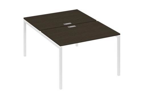 Рабочая станция 2х120 Мира Лофт, цвет венге + белый