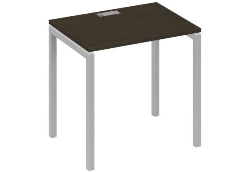 Стол письменный Мира Лофт, цвет венге + серый