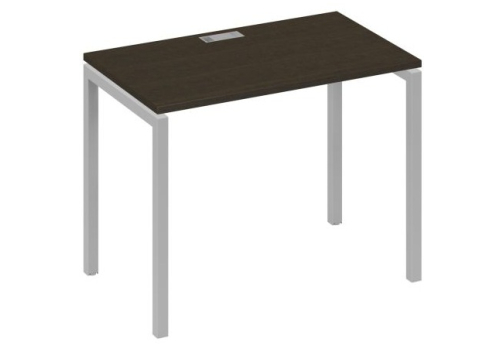 Стол письменный Мира Лофт, цвет венге + серый