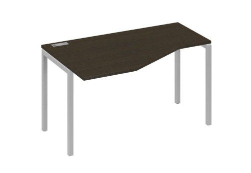 Стол эргономичный левый Техно Мира Лофт, цвет венге + серый