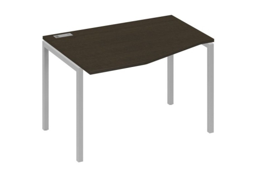 Стол эргономичный левый Техно Мира Лофт, цвет венге + серый