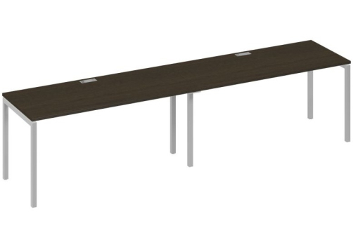 Рабочая станция 2х160 Мира Лофт, цвет венге + серый