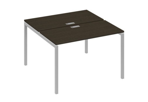 Рабочая станция 2х120 Мира Лофт, цвет венге + серый