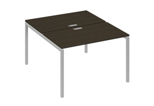 Рабочая станция 2х120 Мира Лофт, цвет венге + серый