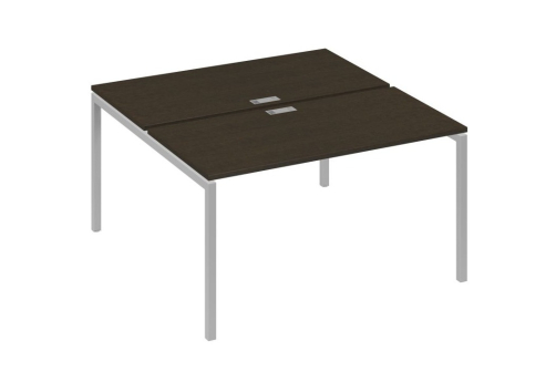 Рабочая станция 2х140 Мира Лофт, цвет венге + серый