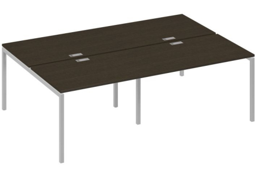 Рабочая станция 4х120 Мира Лофт, цвет венге + серый