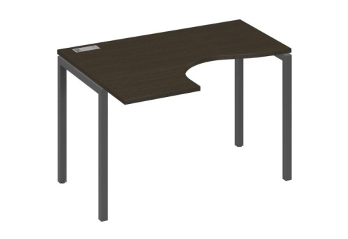 Стол эргономичный левый Классика Мира Лофт, цвет венге + антрацит