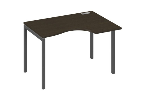 Стол эргономичный правый Классика Мира Лофт, цвет венге + антрацит