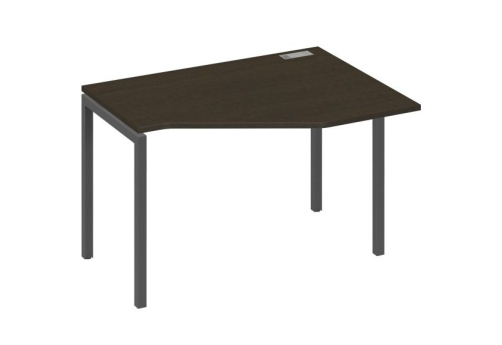 Стол эргономичный правый Техно Мира Лофт, цвет венге + антрацит