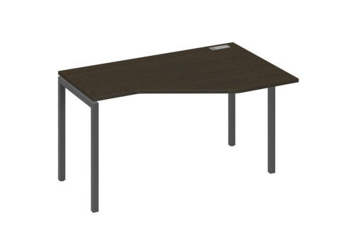 Стол эргономичный правый Техно Мира Лофт, цвет венге + антрацит
